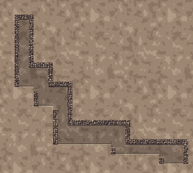 Map of Diglett's Cave in Pokémon Claude Red