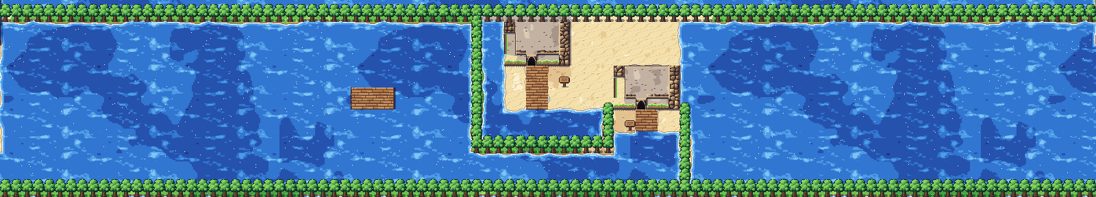 Map of Route 20 in Pokémon Claude Red