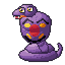 Arbok pixel-art sprite