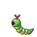 Caterpie pixel-art sprite