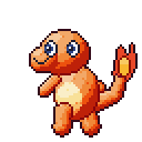 Charmander pixel-art sprite