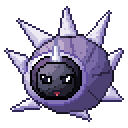 Cloyster pixel-art sprite