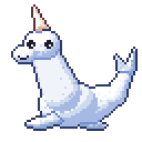 Dewgong pixel-art sprite