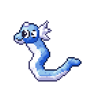 Dratini pixel-art sprite