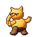 Drowzee pixel-art sprite
