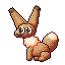 Eevee pixel-art sprite