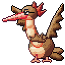 Fearow pixel-art sprite