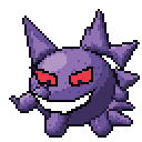 Gengar pixel-art sprite