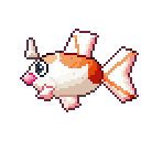 Goldeen pixel-art sprite