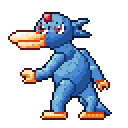 Golduck pixel-art sprite