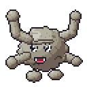 Graveler pixel-art sprite
