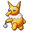 Hypno pixel-art sprite