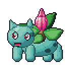 Ivysaur pixel-art sprite