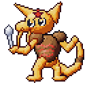 Kadabra pixel-art sprite