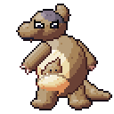 Kangaskhan pixel-art sprite