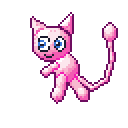 Mew pixel-art sprite