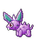Nidoran♂ pixel-art sprite