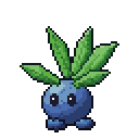 Oddish pixel-art sprite