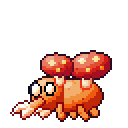 Paras pixel-art sprite