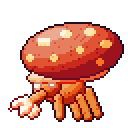 Parasect pixel-art sprite