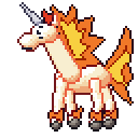 Rapidash pixel-art sprite