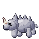 Rhyhorn pixel-art sprite
