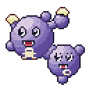 Weezing pixel-art sprite