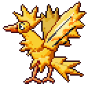Zapdos pixel-art sprite